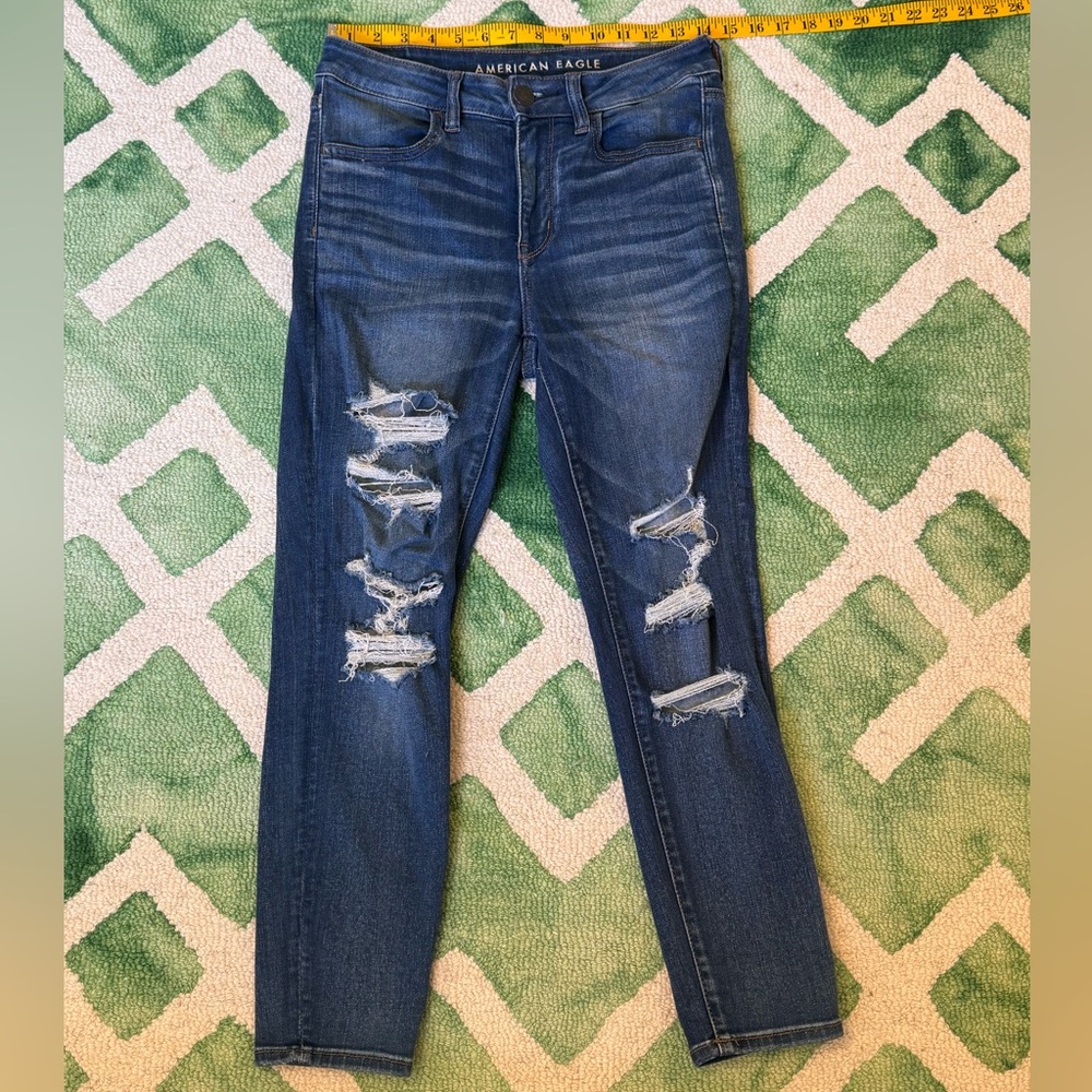 American Eagle Next Level Stretch Hi-rise Jeggings EUC size 8-X Short